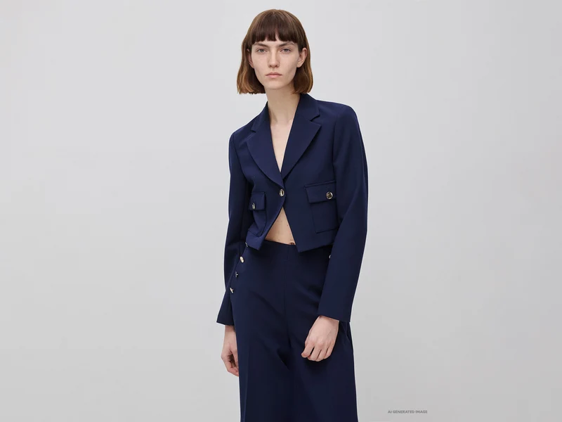 Kurz geschnittener Blazer