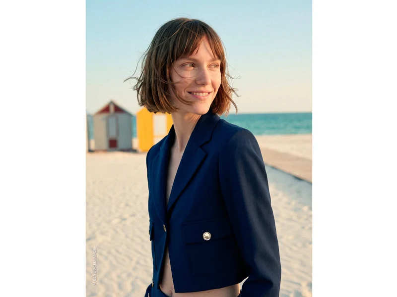 Kurz geschnittener Blazer