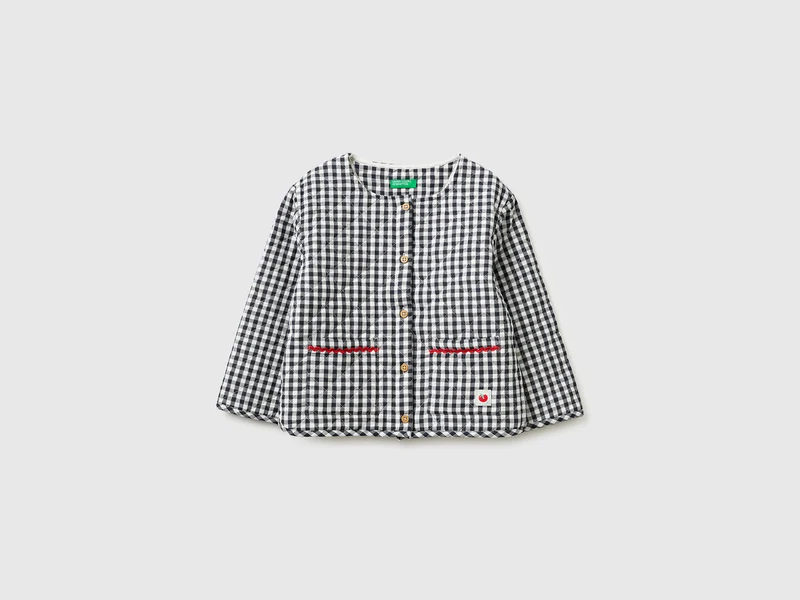 Gingham-Jacke