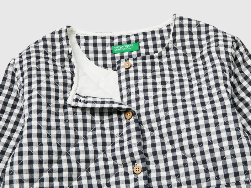 Gingham-Jacke