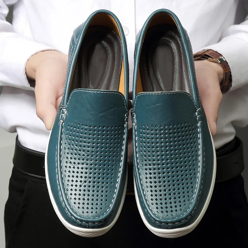 Elegant Leather Driving Loafers