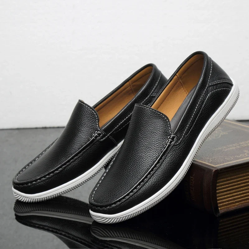 Elegant Leather Driving Loafers