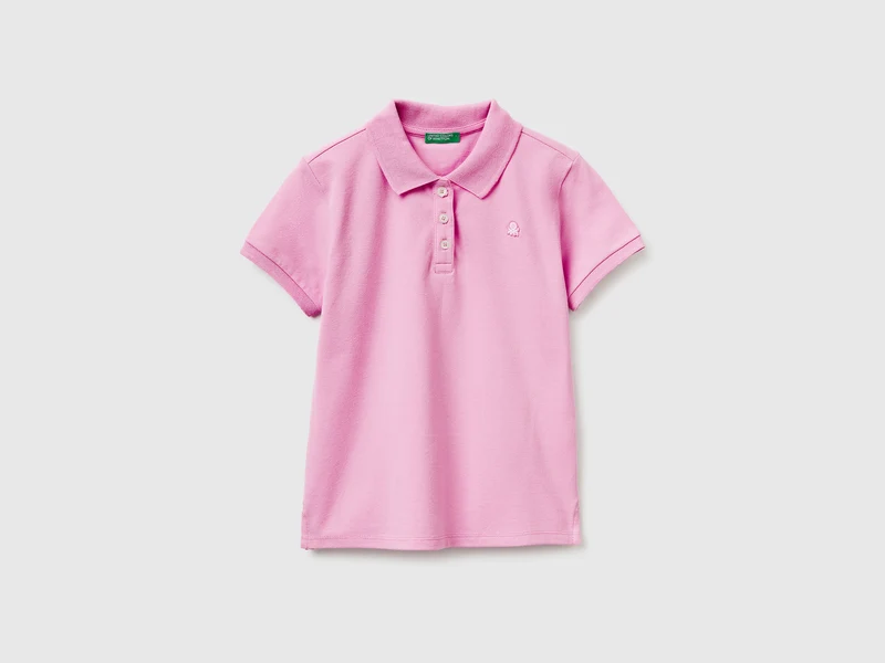 Kurzärmeliges Poloshirt aus Baumwolle