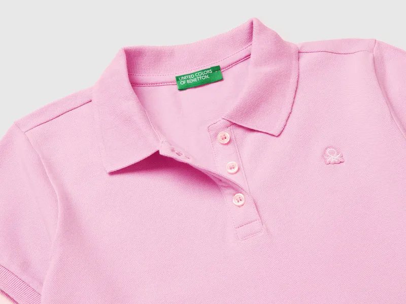 Kurzärmeliges Poloshirt aus Baumwolle