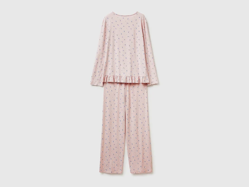 Gemusterter Modal-Pyjama