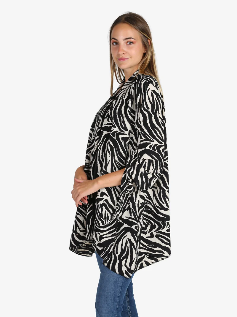 Cardigan donna con top - bianco
