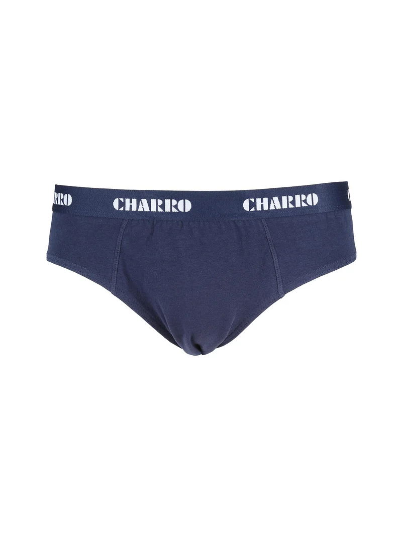 Slip da uomo tinta unita - blu scuro