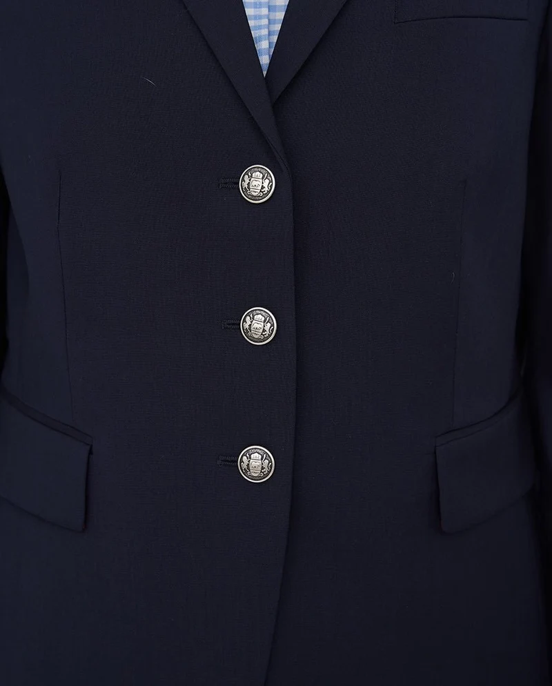 Damenblazer "Ladiesclub 3-Eye" aus feinster Wolle in navy