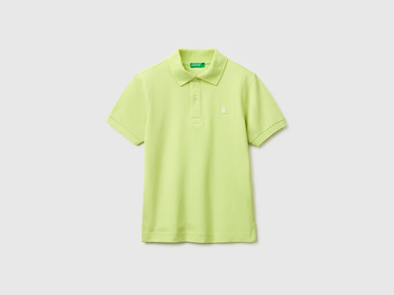 Schmal geschnittenes Poloshirt aus reiner Baumwolle