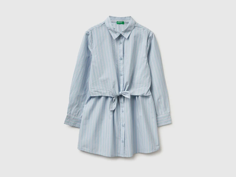Gestreiftes Hemdkleid