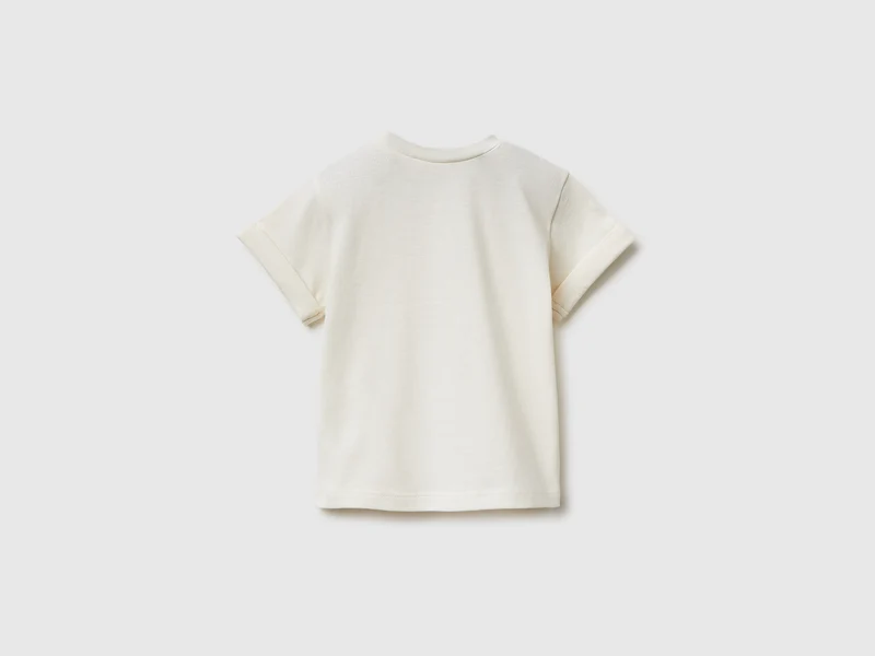 T-Shirt mit Aufnähern aus Bio-Baumwolle