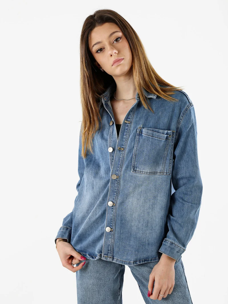 Giacca donna in jeans oversize - jeans