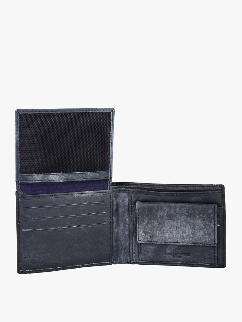 Portafoglio in pelle da uomo sportivo - jeans