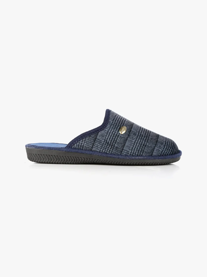 Pantofole uomo in tessuto - blu