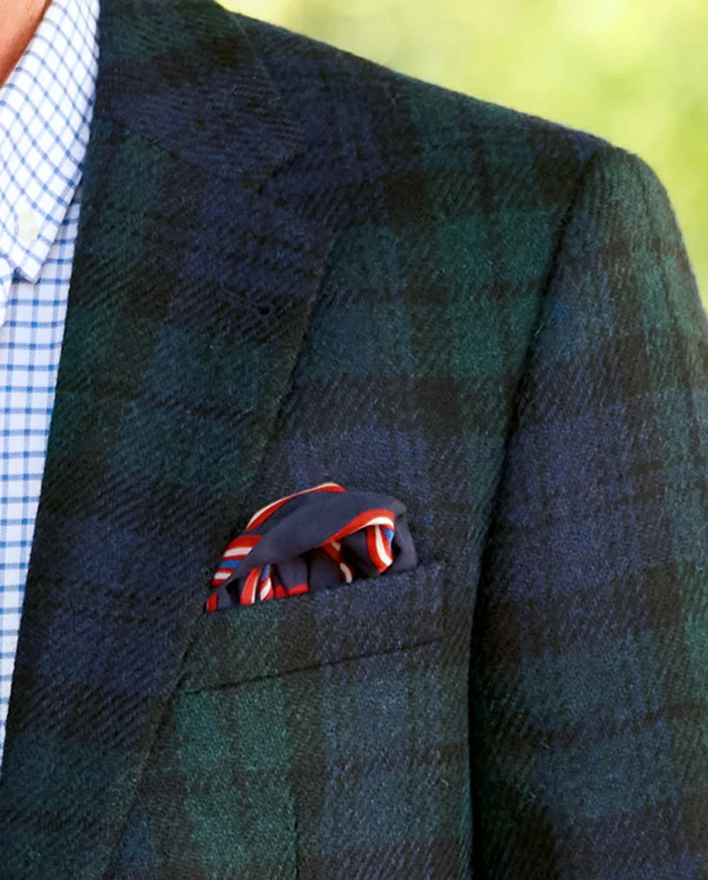 Harris Tweed Sakko "London" in Blackwatch
