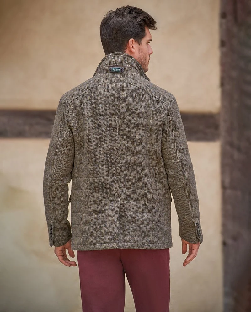 Herren Tweed Jacke "Austria" Jacke in green Hill Tweed