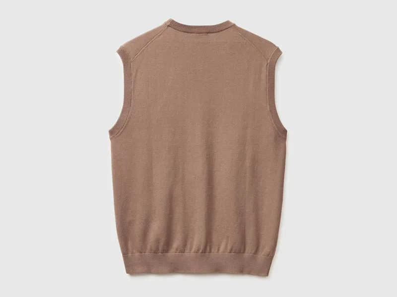 Weste aus Baumwoll-Trikot