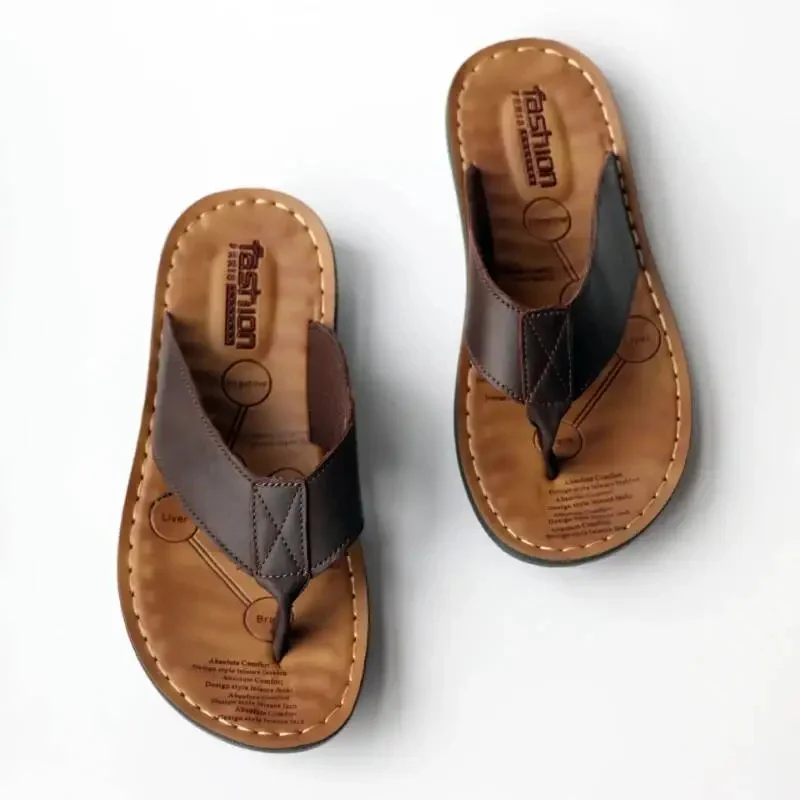 Elegant Leather Slippers