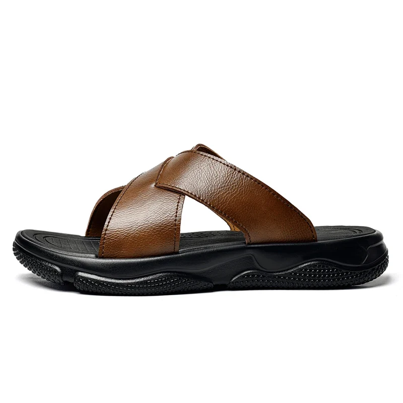Elegant Leather Beach Sandals