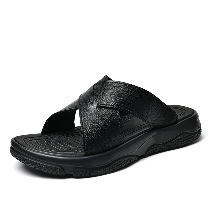Elegant Leather Beach Sandals