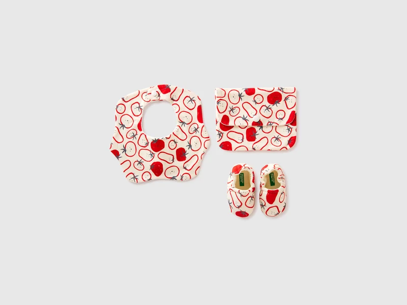 Accessoire-Set mit Tomatenmuster
