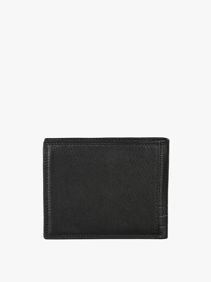 Portafoglio in pelle da uomo - nero