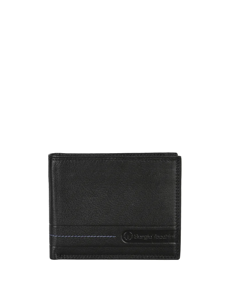 Portafoglio in pelle da uomo - nero