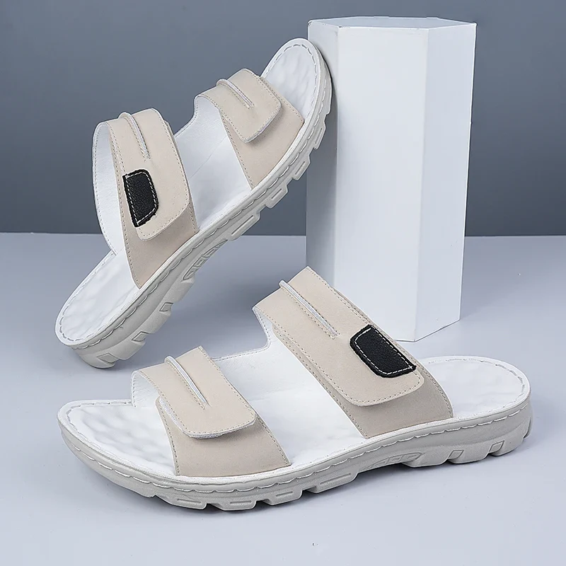 Elegant Leather Men's Sandals
