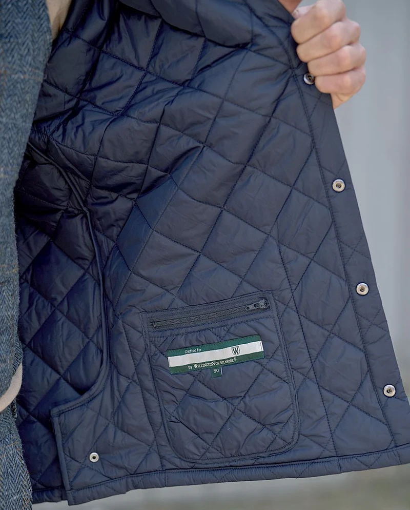 Herren Steppjacke "York" in navy