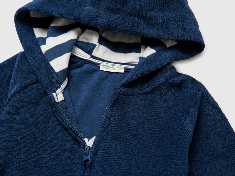Frottee-Hoodie