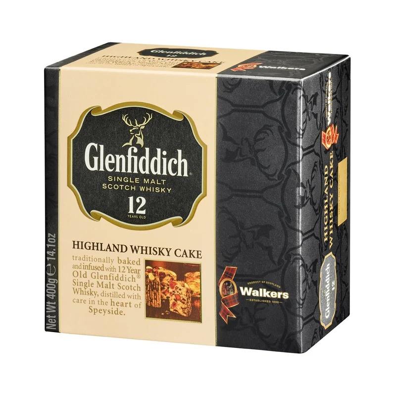 Walkers Glenfiddich Whisky Cake