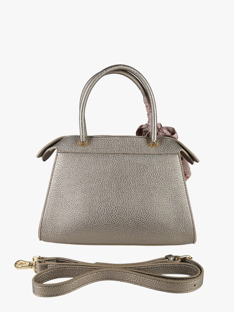 Borsa donna mini tote con doppi manici - taupe