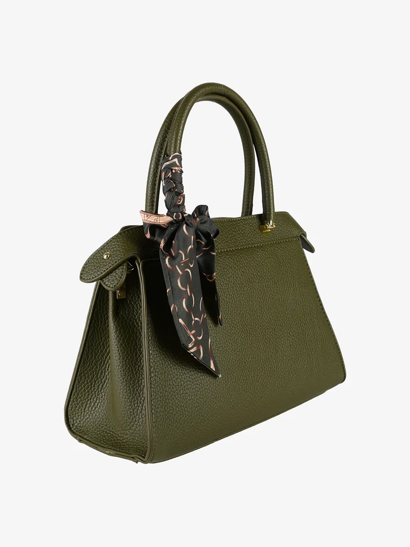 Borsa donna mini tote con doppi manici - militare