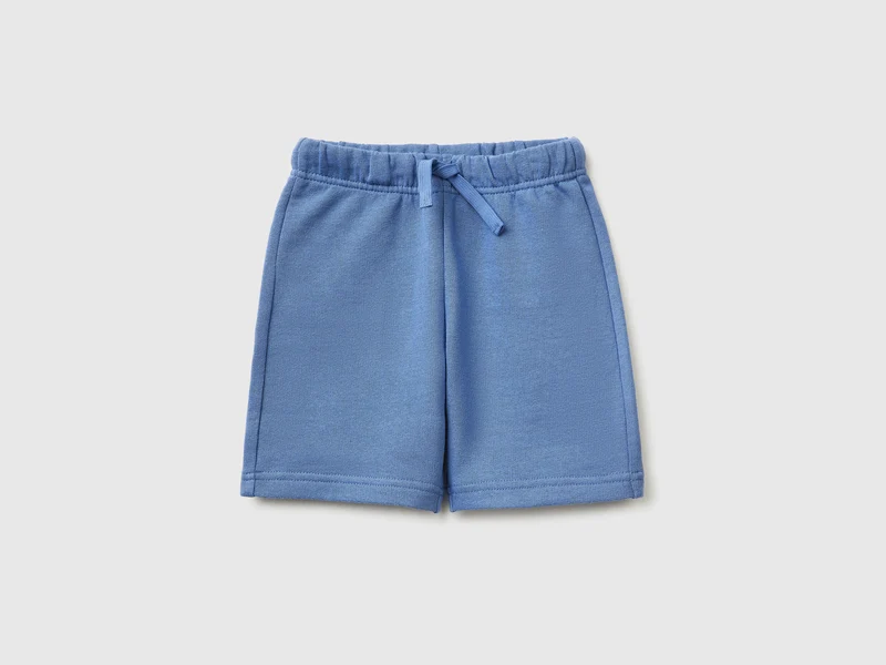 Bermuda-Shorts aus Baumwollfleece