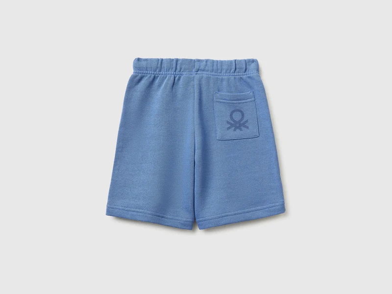 Bermuda-Shorts aus Baumwollfleece