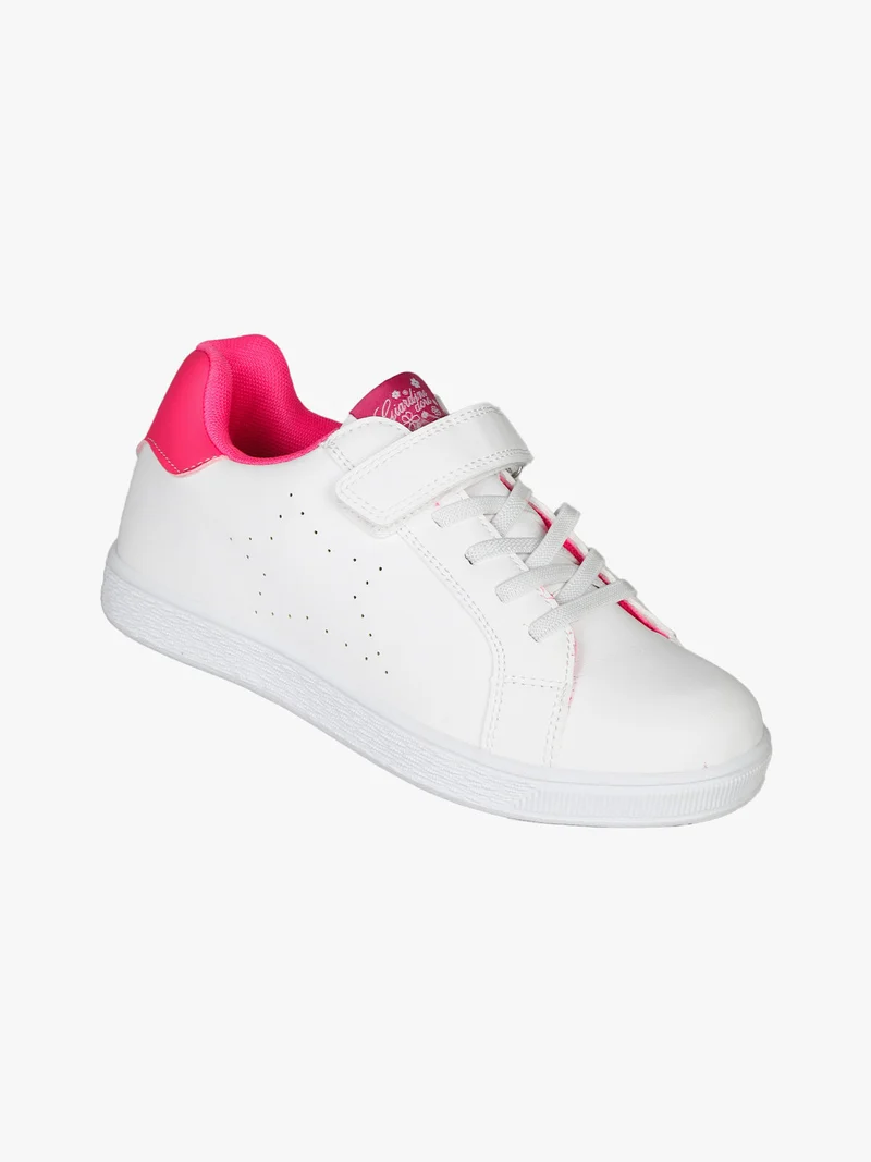 Sneakers da ragazza con strappo - rosa