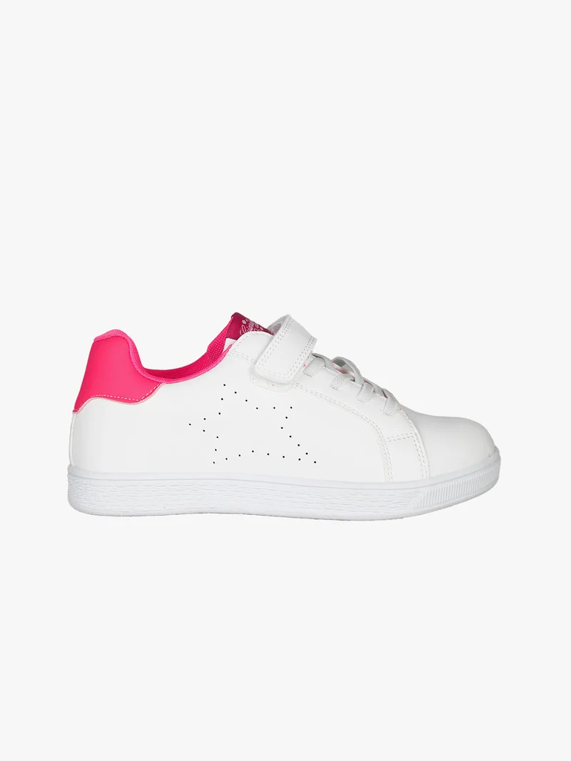 Sneakers da ragazza con strappo - rosa