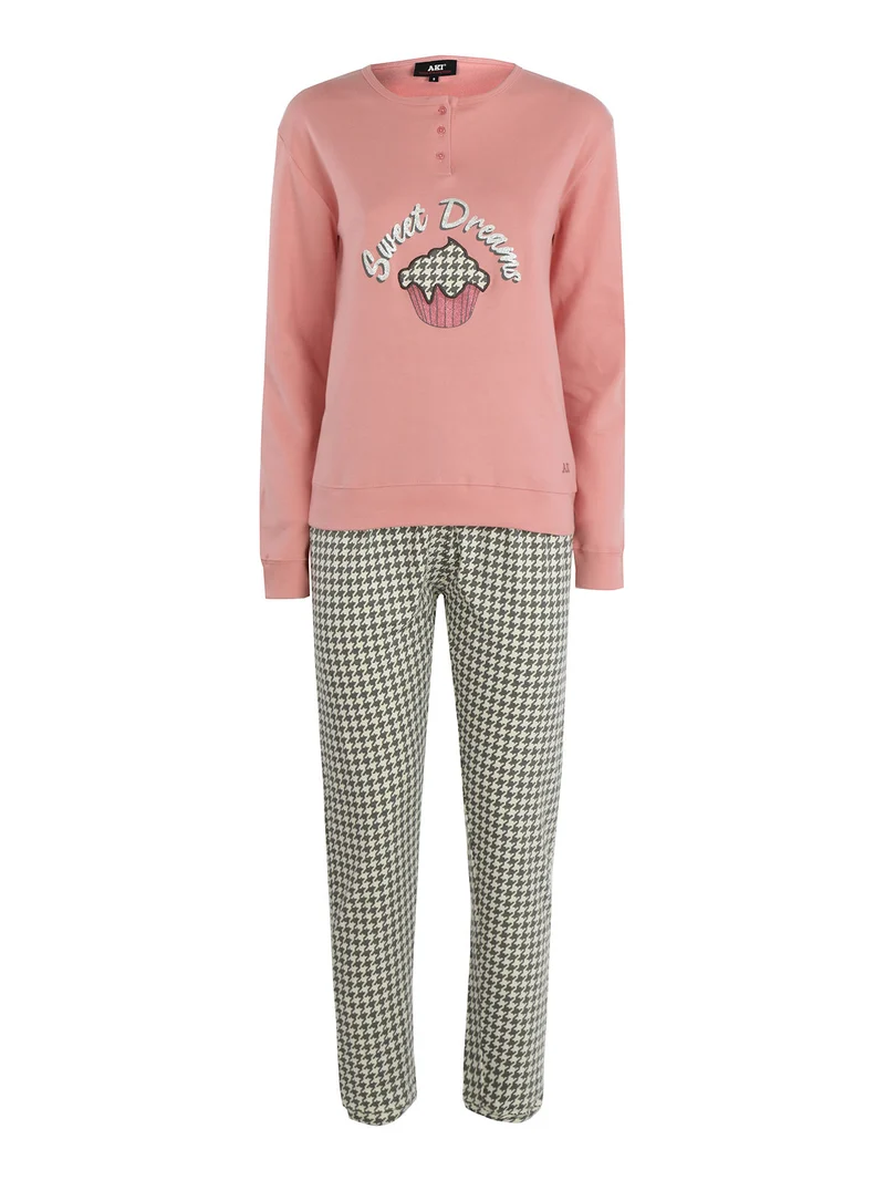 Pigima donna lungo in cotone - rosa