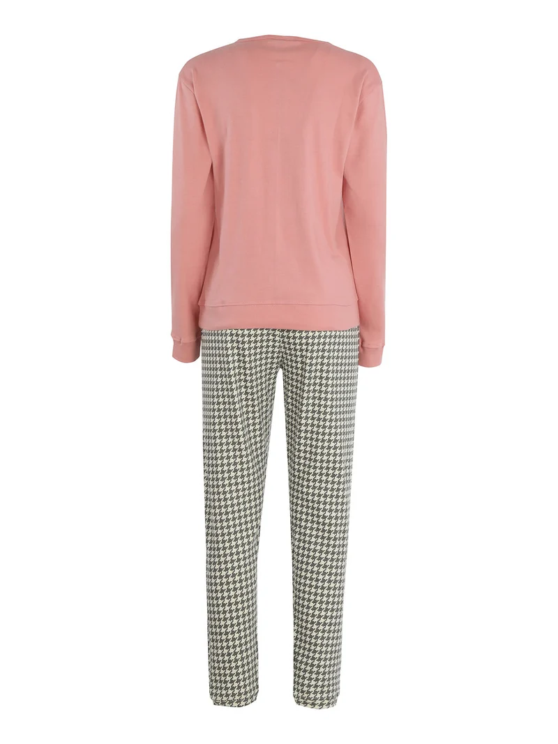 Pigima donna lungo in cotone - rosa