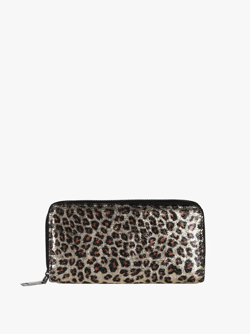 Portafoglio donna animalier - oro