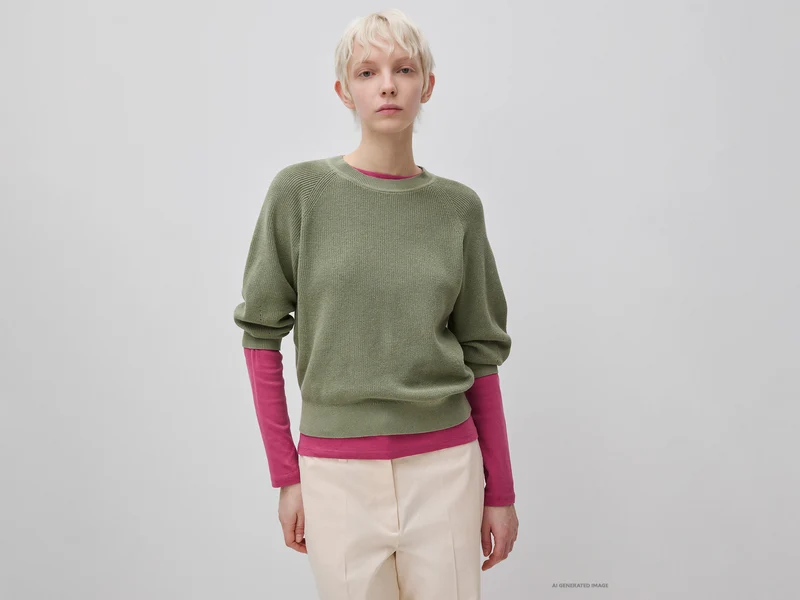 Pullover mit Ballonärmeln