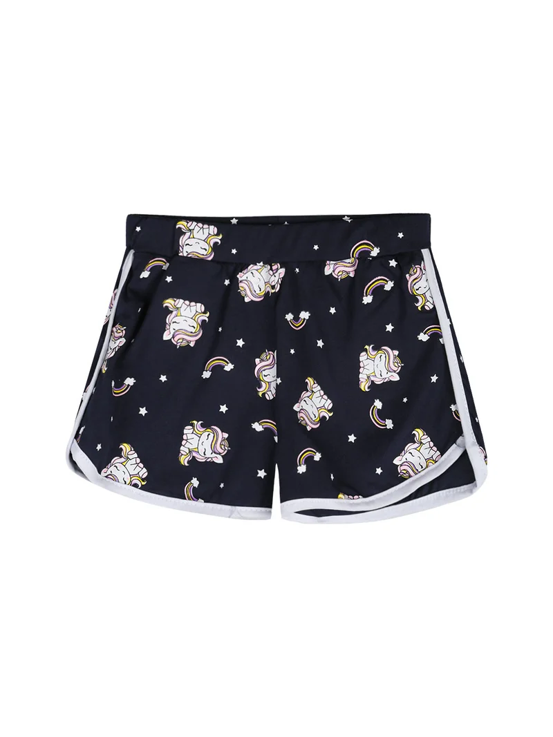Completo corto da neonata con canotta e shorts - bianco