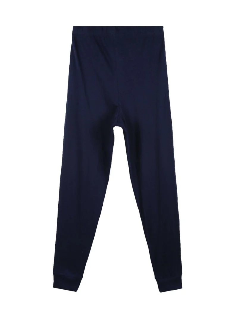 Pigiama lungo da bambino in cotone - blu