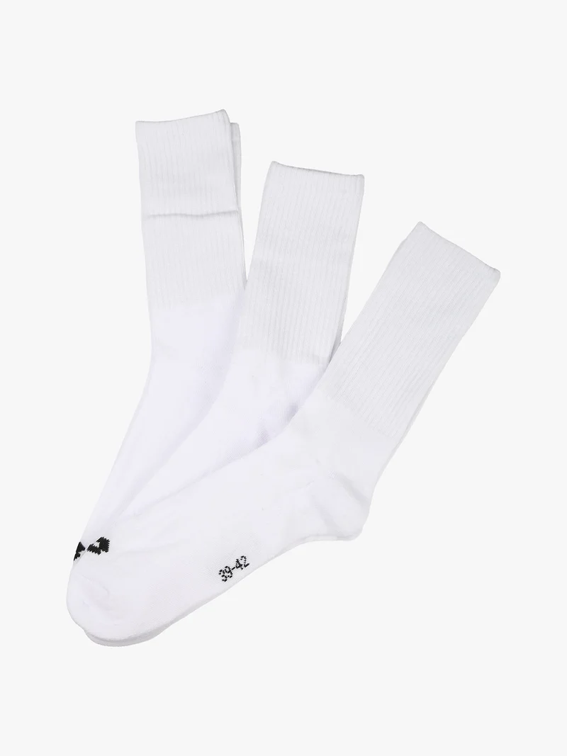 Confezione da 3 paia di calze tennis uomo - bianco