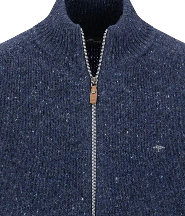 Zip Cardigan. Donegal*RWS