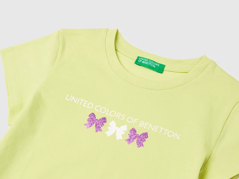 Glitzerdruck-T-Shirt