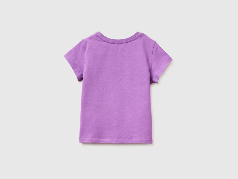 Glitzerdruck-T-Shirt