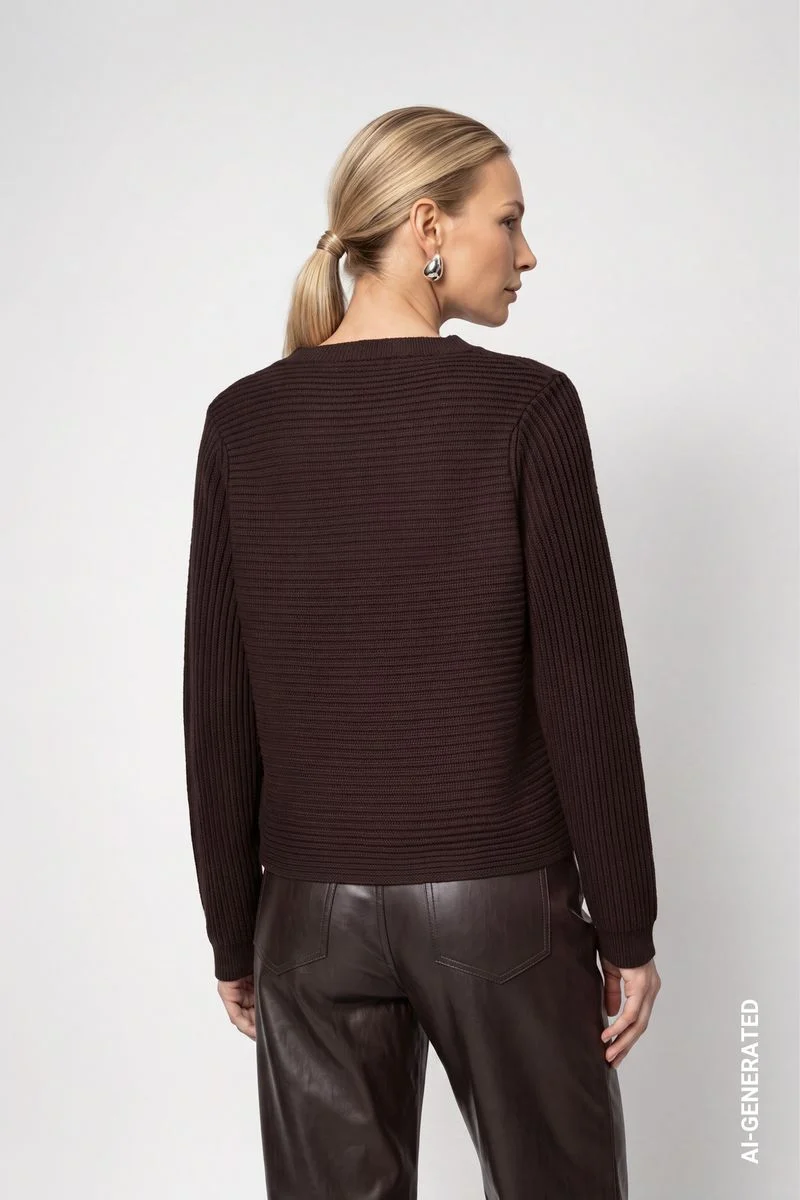 Basic Strickpullover