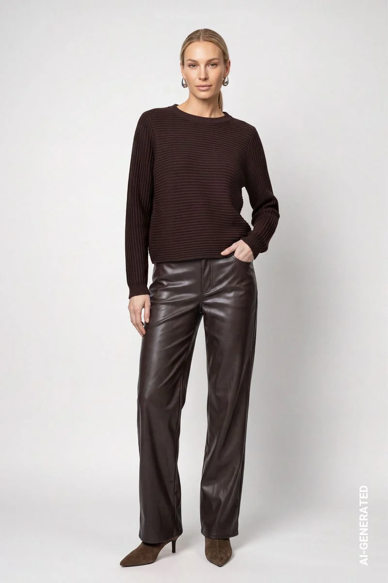 Basic Strickpullover