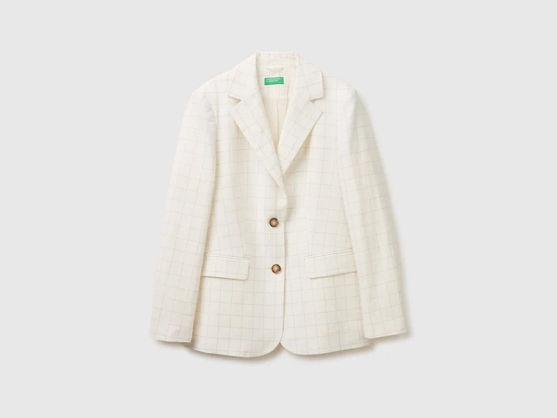 Karierter Blazer